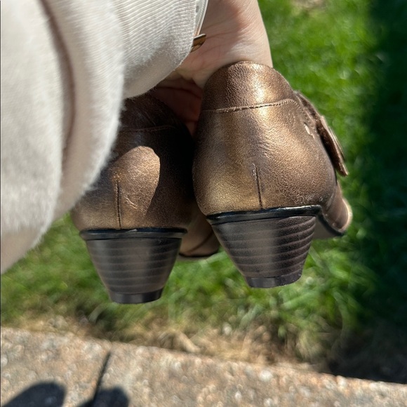 Joseph seibel Metallic Bronze Mary Jane Flats - Picture 7 of 7
